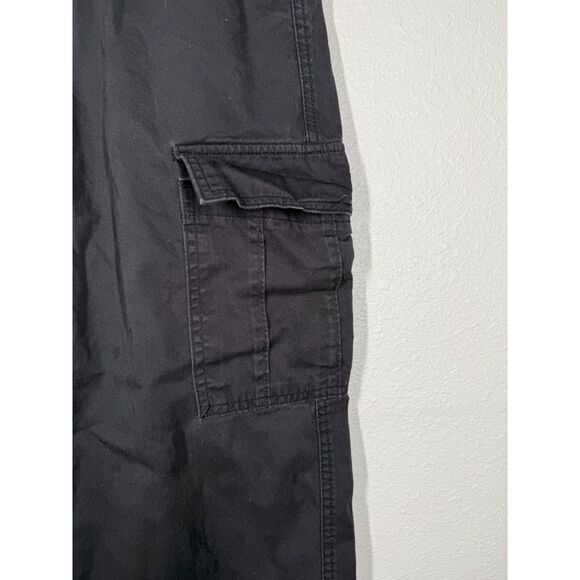 Levi's Womens '94 Baggy Black Cargo Jeans Sz 25 Wide Leg Grunge Skater Retro - Picture 2 of 9
